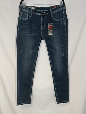 NWT Red Label London By rose royce Women’s Pearla Skinny Twilight Size 32/30